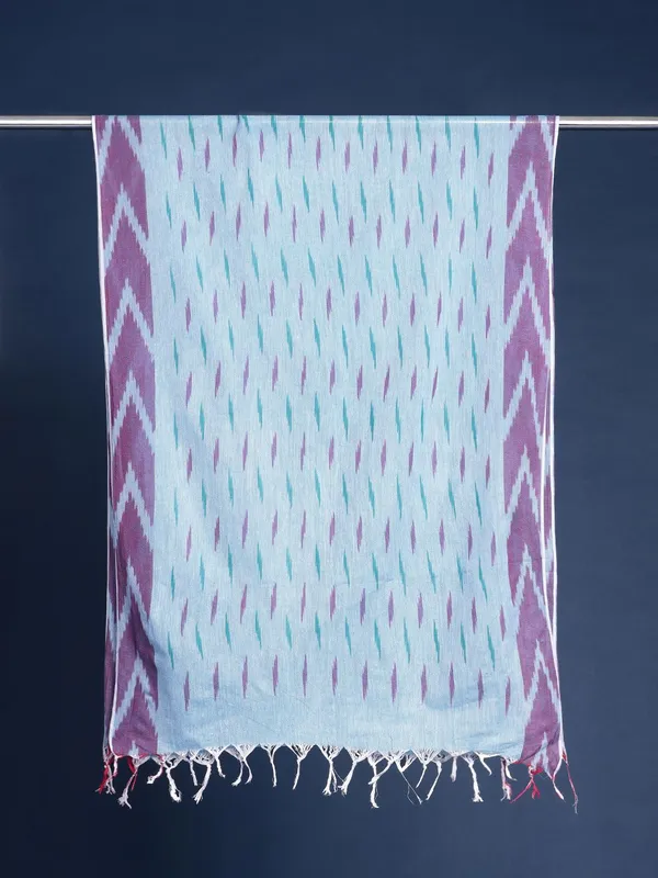 Blue_colour_Pure_Cotton_Dupatta_for_Women