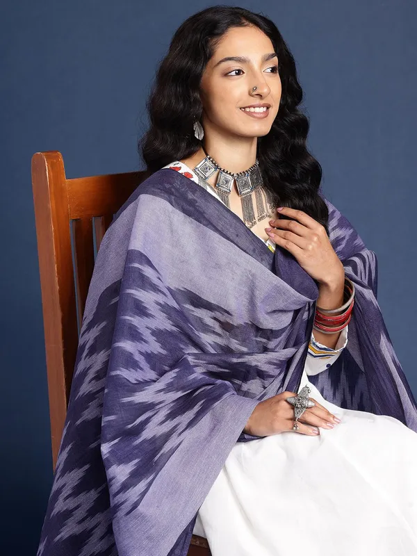 Blue_colour_Pure_Cotton_Dupatta_for_Women