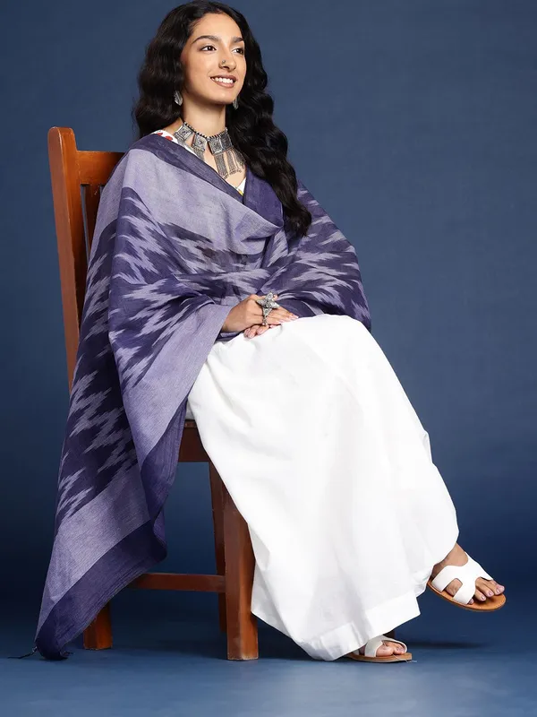 Blue_colour_Pure_Cotton_Dupatta_for_Women