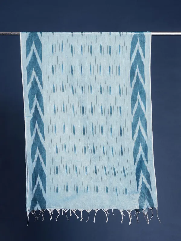 Blue_colour_Pure_Cotton_Dupatta_for_Women
