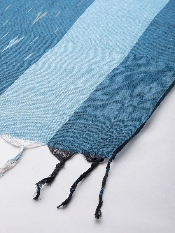 Blue_colour_Pure_Cotton_Dupatta_for_Women