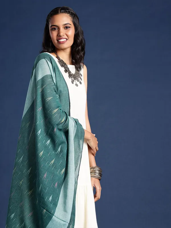 Green_colour_Pure_Cotton_Dupatta_for_Women