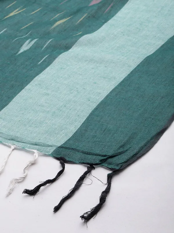 Green_colour_Pure_Cotton_Dupatta_for_Women