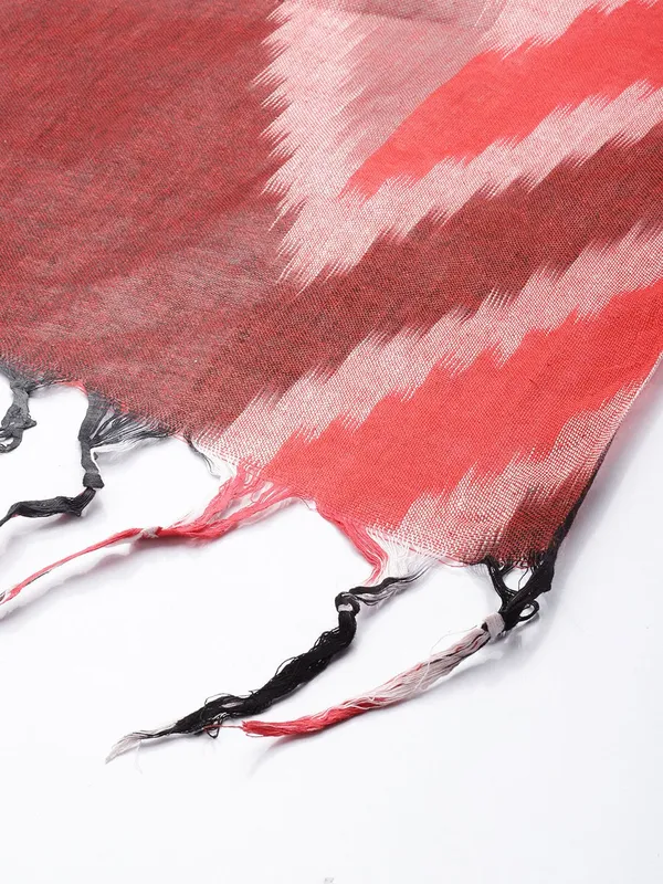 Maroon_colour_Pure_Cotton_Dupatta_for_Women