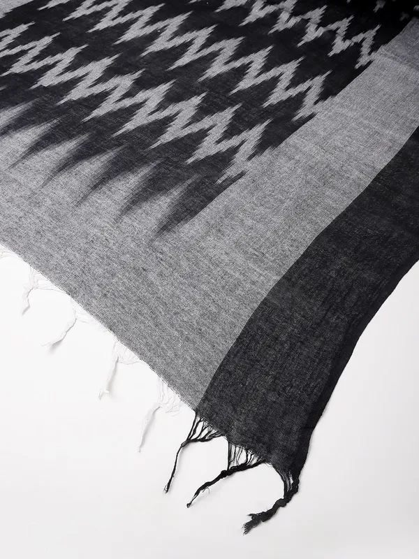 Black_Silk_Blend_Dupatta_For_Women