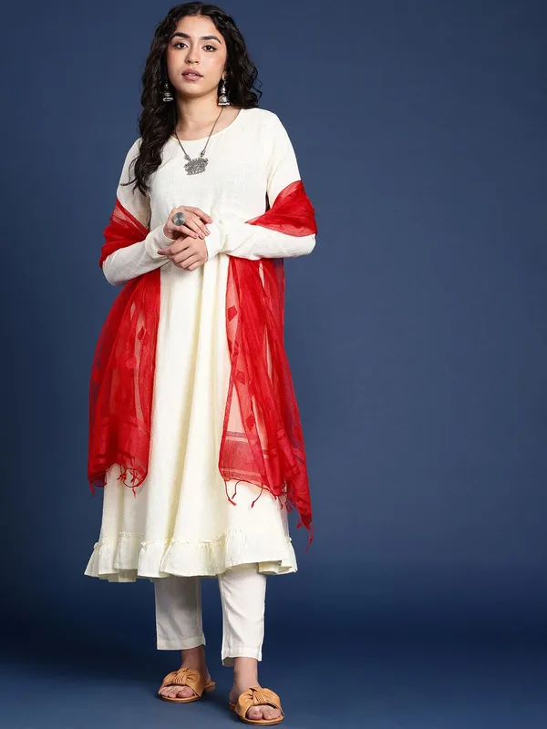 Red_colour_Silk_Blend_Dupatta_for_Women