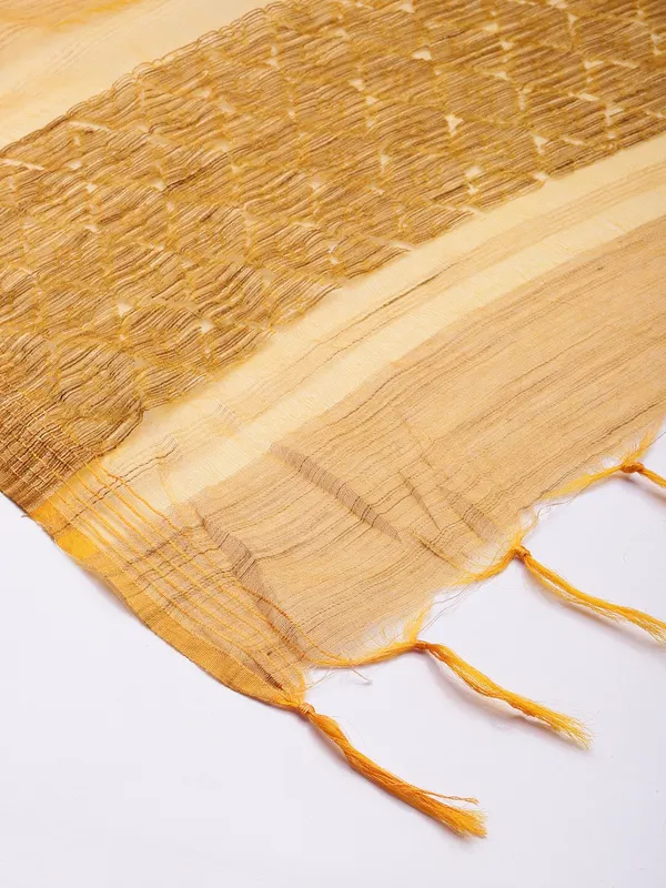 Yellow_colour_Silk_Blend_Dupatta_for_Women