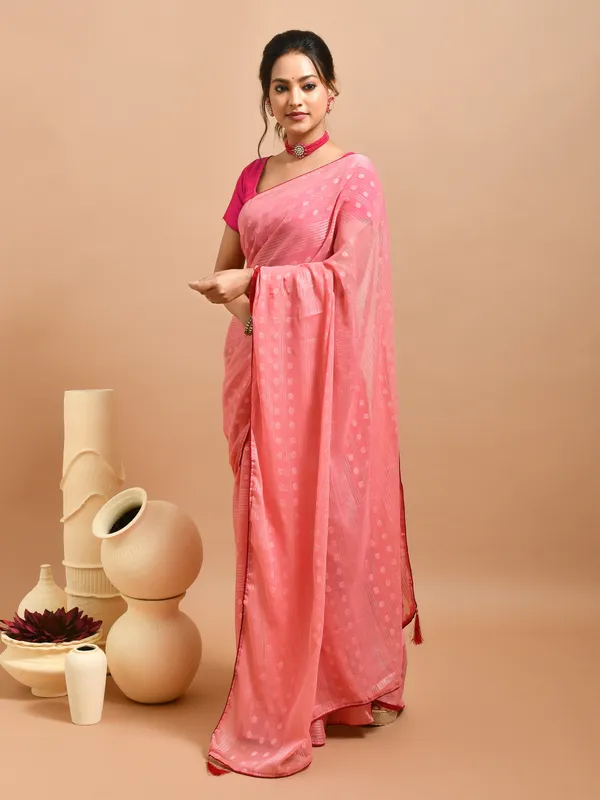 Pink_Poly_Chiffon_Embroidered_Sarees_For_Women