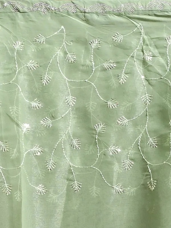 Green_Poly_Chiffon_Embroidered_Sarees_For_Women