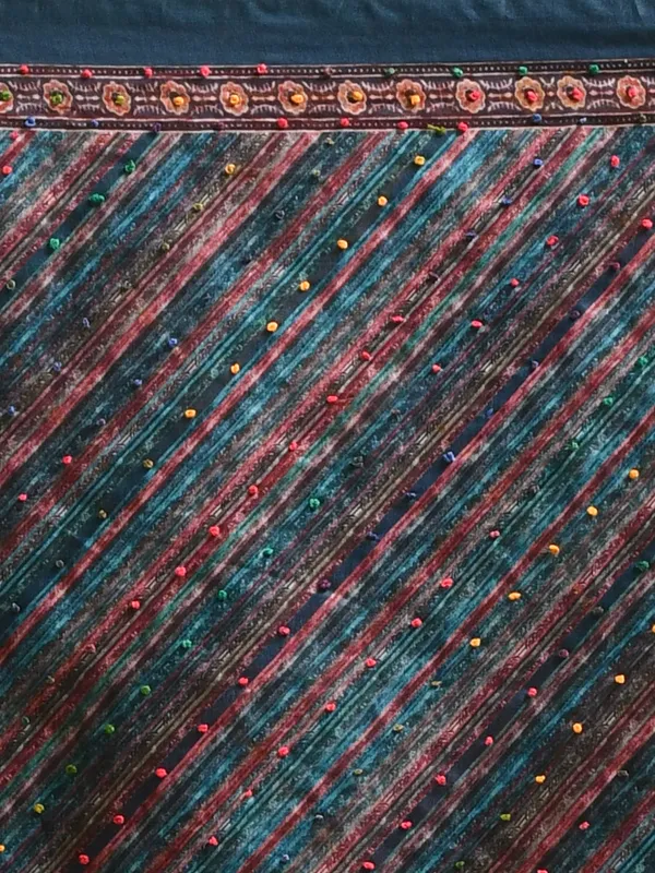 Blue_Silk_Blend_Embroidered_Sarees_For_Women