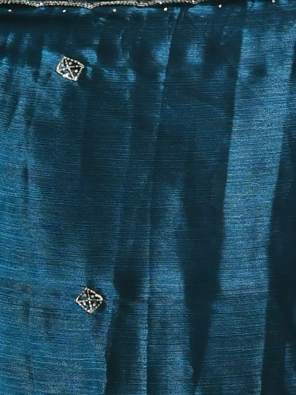 Blue_Poly_Chiffon_Embroidered_Sarees_For_Women