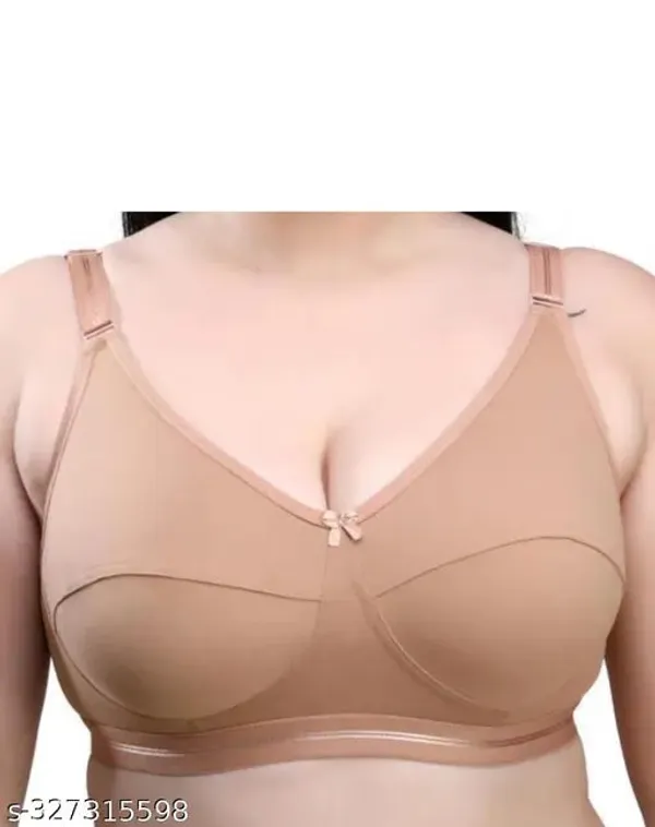Beige_Plus_Size_Bra_For_Women_|_Non_Padded_Soft_Strap_Bras_For_Daily_Use