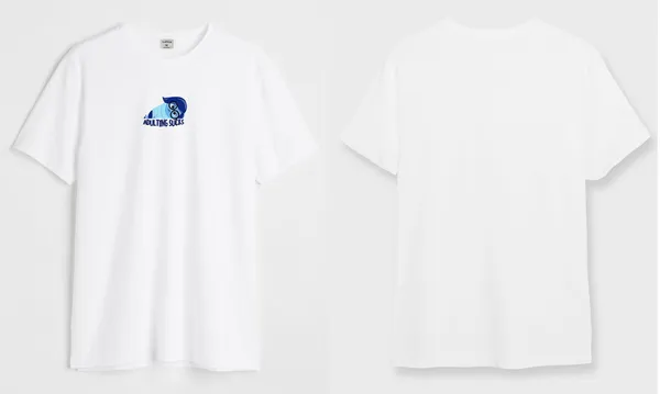 White_Adulting_Round_Neck_Cotton_T-Shirt_For_Unisex