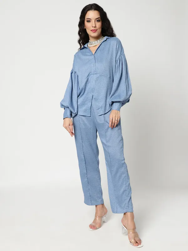 Allover_Self_Sequin_Stylish_Top_With_Lantern_Sleeves_And_Matching_Pant_Set