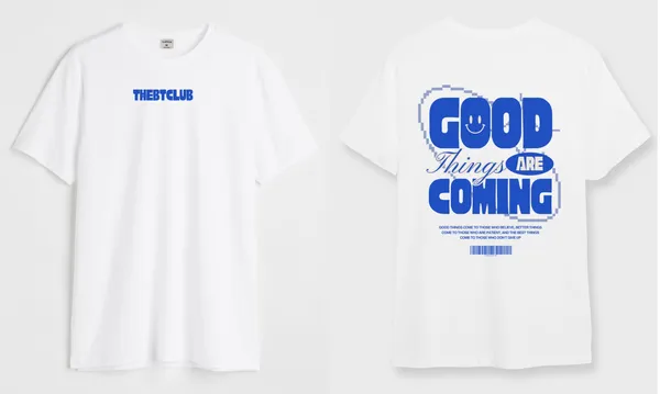 White_&_Blue_Better_Things_Round_Neck_Cotton_T-Shirt_For_Unisex