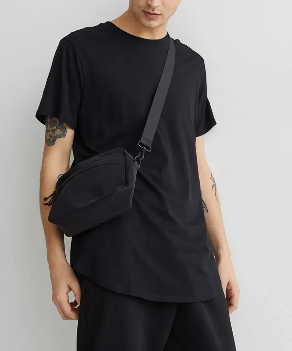 Black_Drop_Cut_Cotton_T-Shirt_For_Unisex