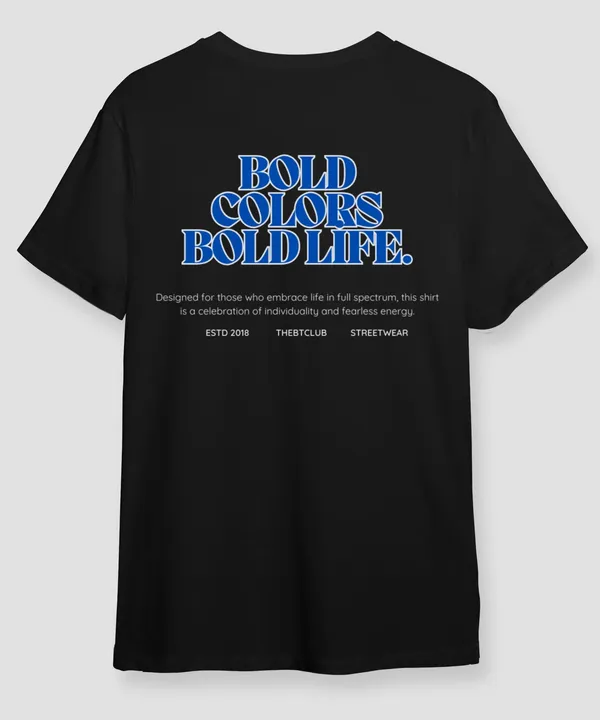Black_Bold_Life_Round_Neck_Cotton_T-Shirt_For_Unisex
