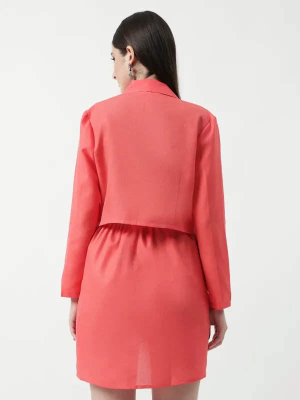 Bright_Solid_Blazer_With_Petal_Design_Skirt_Set