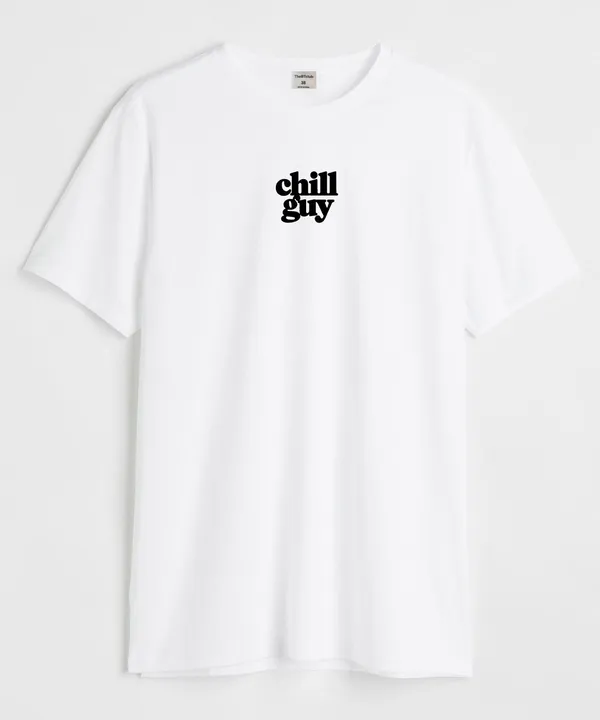 White_Chill_Guy_Round_Neck_Cotton_T-Shirt_For_Unisex