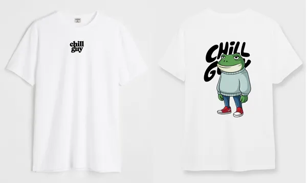 White_Chill_Guy_Round_Neck_Cotton_T-Shirt_For_Unisex