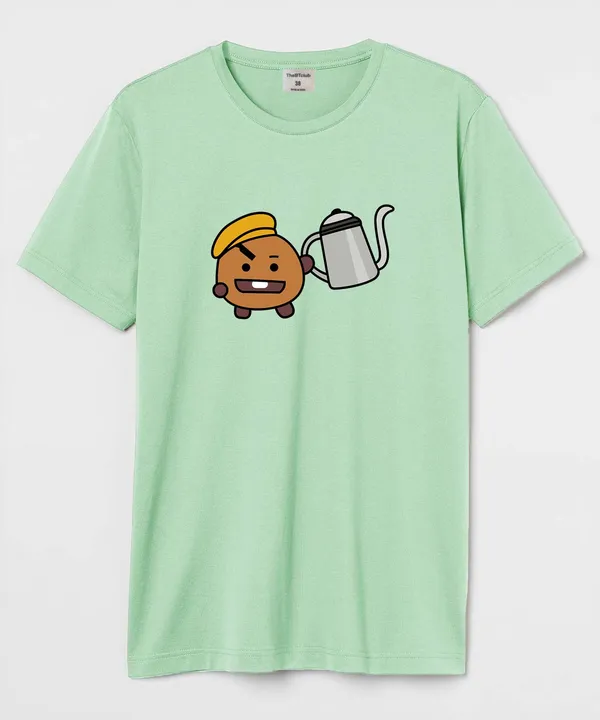 Green_Shooky_Cotton_T-Shirt_For_Unisex
