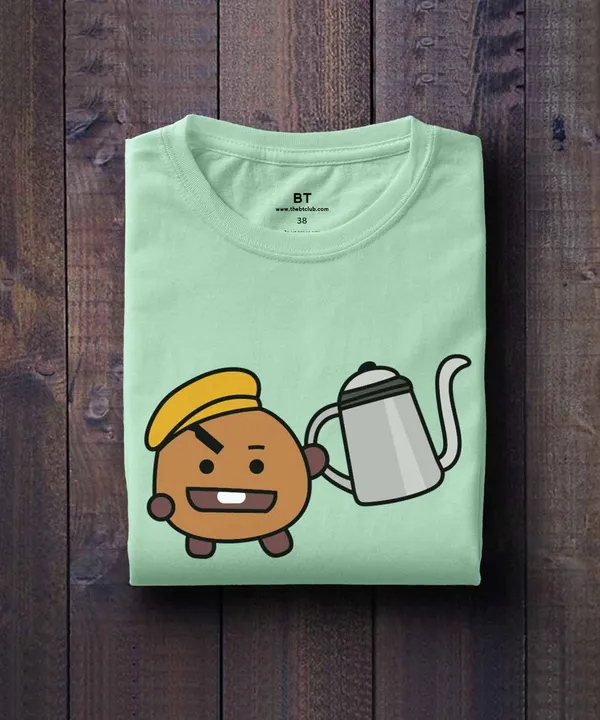Green_Shooky_Cotton_T-Shirt_For_Unisex