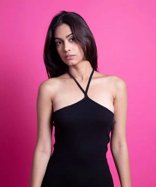 Black_Ribbed_Cross_Shoulder_Strap_Bodycon_Dress_For_Women