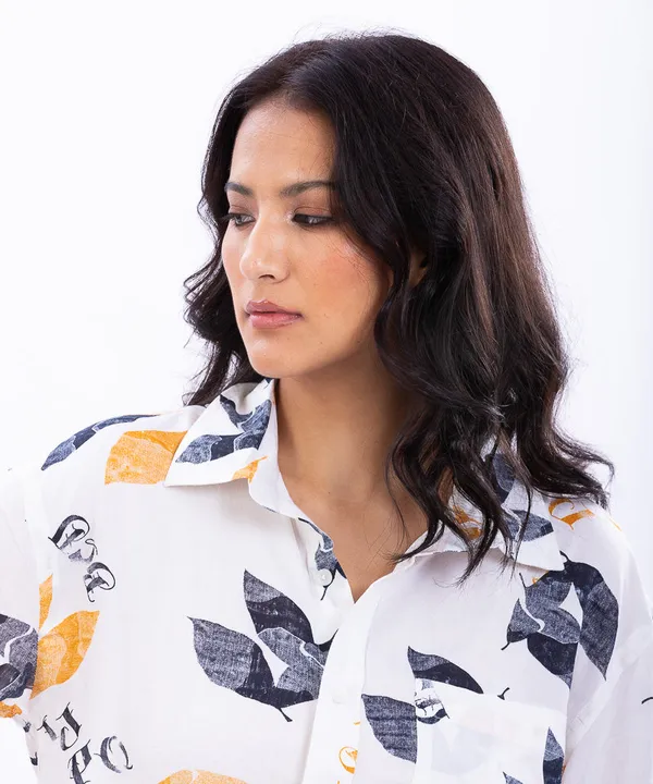Multicolour_Fall_Leaves_Oversized_Rayon_Cotton_Shirt_For_Women