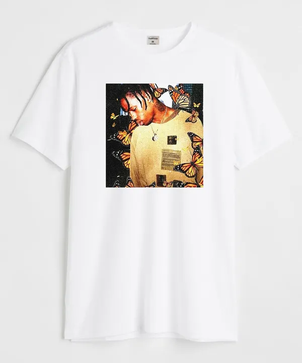 White_&_Black_For_This_Life_Round_Neck_Cotton_T-Shirt_For_Unisex