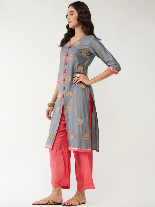 Fusion_Embroidered_Round_Allover_Buti_Kurta