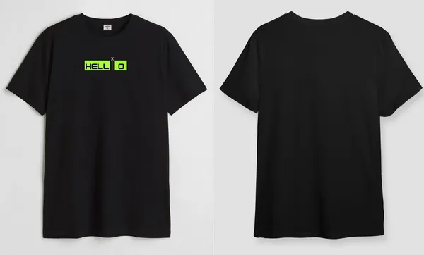 Black_Hell_O_Round_Neck_Cotton_T-Shirt_For_Unisex