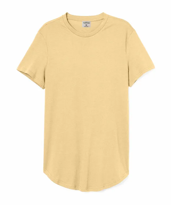 Light_Brown_Drop_Cut_Cotton_T-Shirt_For_Unisex