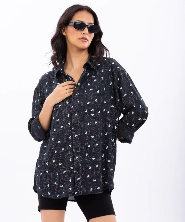 Multicolour_Little_Hearts_Oversized_Rayon_Cotton_Shirt_For_Women