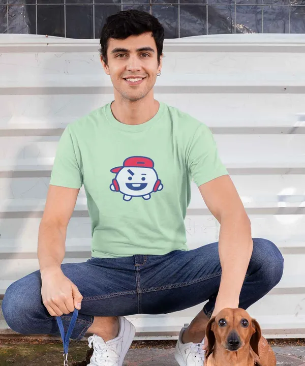 Green_Mine_Cotton_T-Shirt_For_Unisex