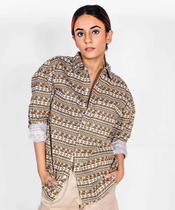 Multicolour_Nomadic_Threads_Oversized_Rayon_Cotton_Shirt_For_Women