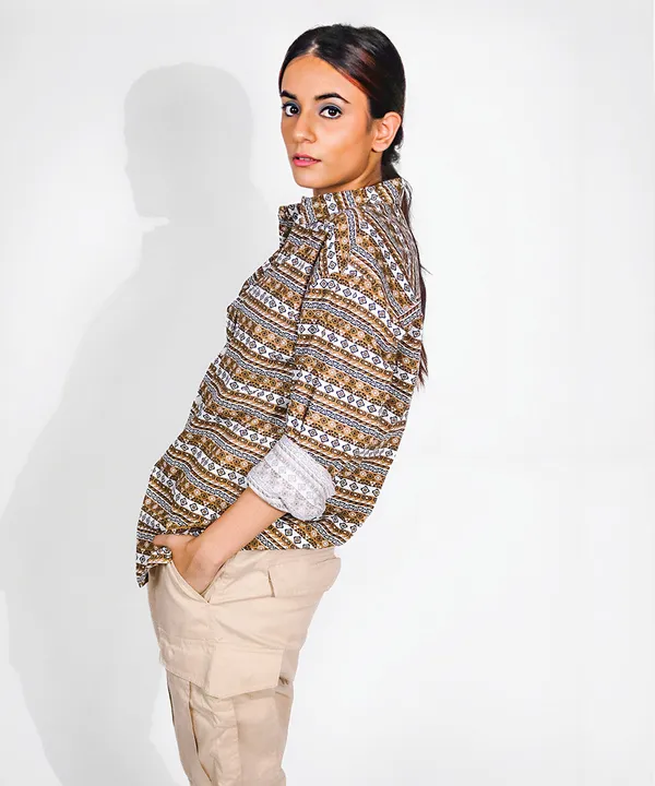 Multicolour_Nomadic_Threads_Oversized_Rayon_Cotton_Shirt_For_Women