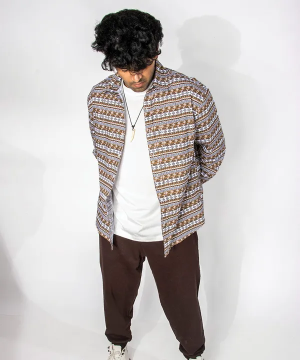 Multicolour_Nomadic_Threads_Oversized_Rayon_Cotton_Shirt_For_Women