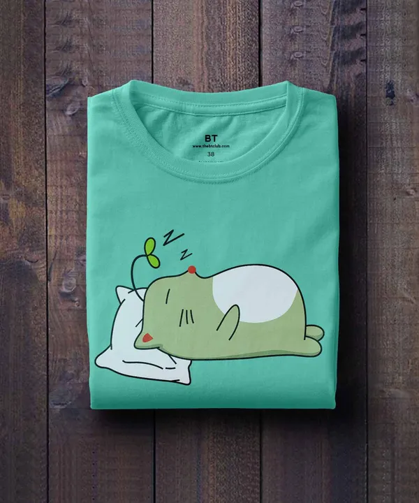 Blue_Not_Today_Cotton_T-Shirt_For_Unisex