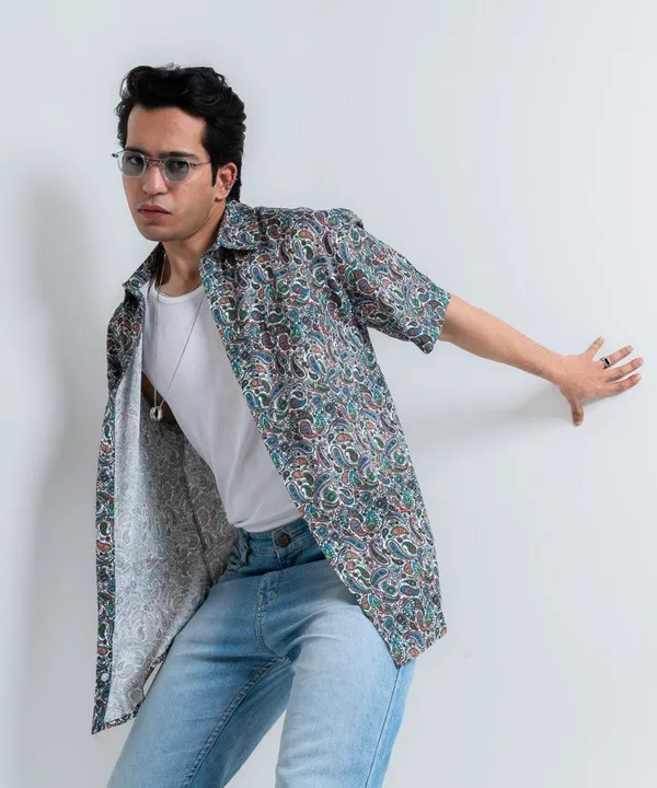 Multicolour_Paisley_Oversized_Rayon_Cotton_Shirt_For_Women
