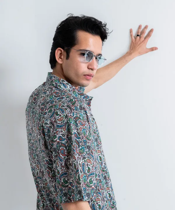 Multicolour_Paisley_Oversized_Rayon_Cotton_Shirt_For_Women