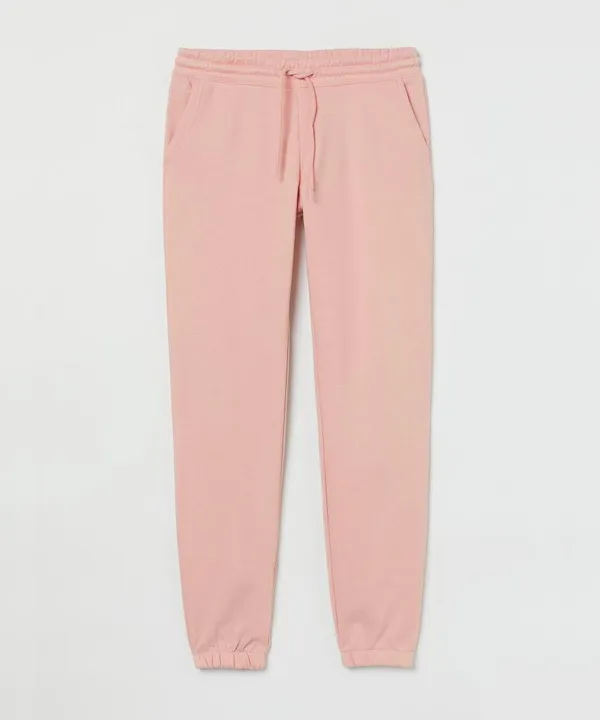 Peach_Basic_Winter_Cotton_Sweatpants_For_Women