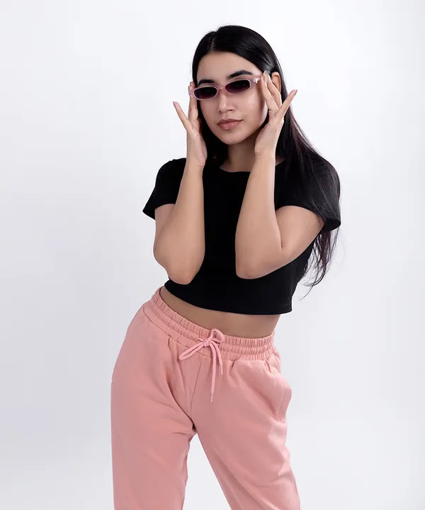 Peach_Basic_Winter_Cotton_Sweatpants_For_Women