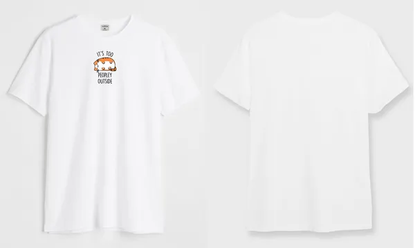 White_Peopley_Round_Neck_Cotton_T-Shirt_For_Unisex