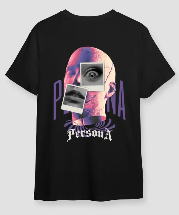 Black_Persona_Round_Neck_Cotton_T-Shirt_For_Unisex