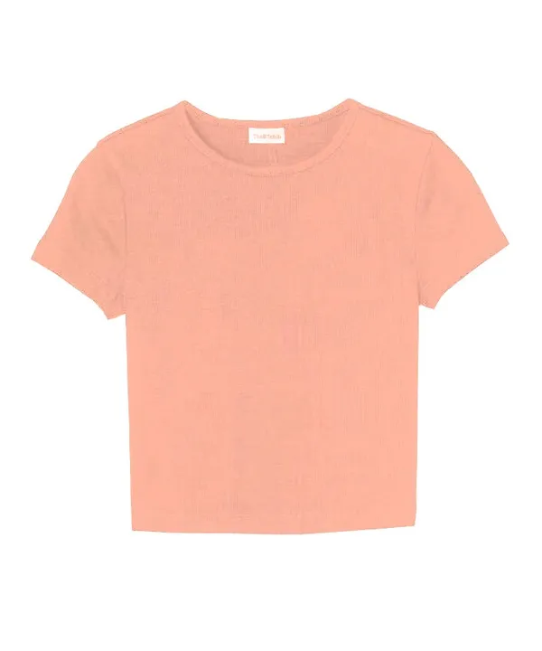 Peach_Ribbed_Cropped_Top_For_Women