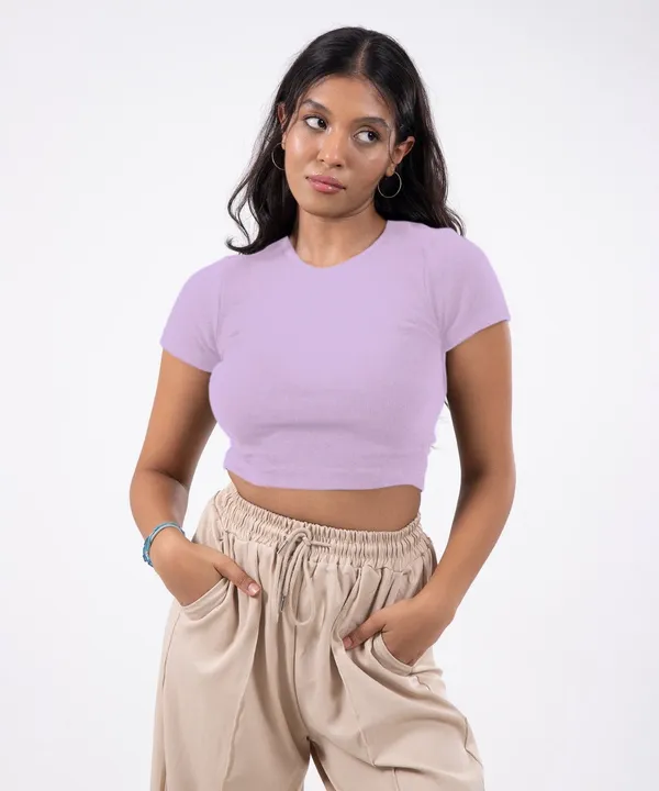 Lilac_Ribbed_Cropped_Top_For_Women