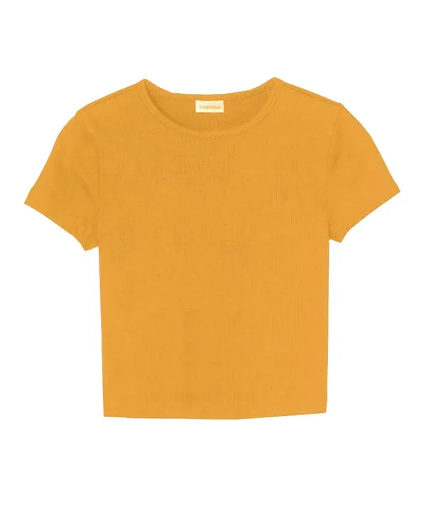 Mustard_Ribbed_Cropped_Top_For_Women