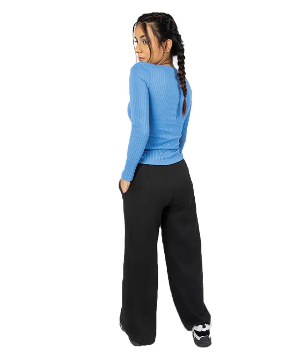 Blue_Ribbed_Jersey_Top_For_Women
