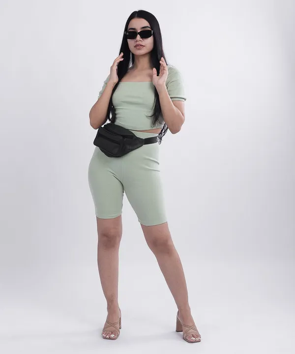 Pastel_Green_Ribbed_Puff_Sleeves_Square_Neck_Top_For_Women
