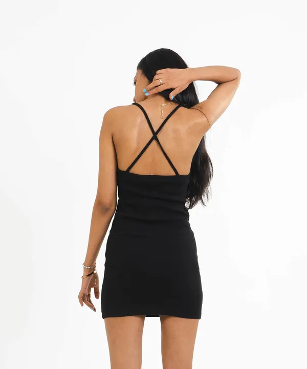 Black_Ribbed_Thin_Strap_Bodycon_Dress_For_Women